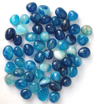 Plain Aqua Onex Pebbles, for Decorative