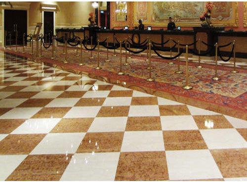Creamic Double Charged Flooring Tile, Feature : Scratch Resistant