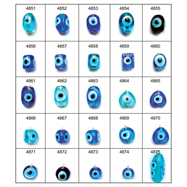 Glass Evil Eye Beads