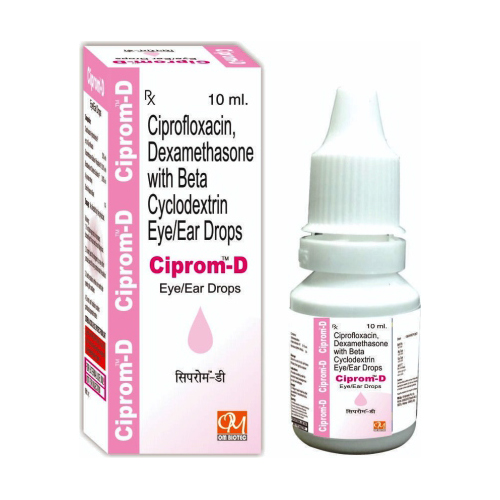 CIPROM D Eye Ear Drops
