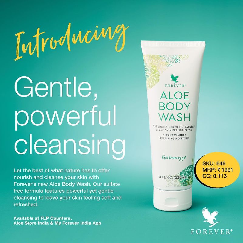 Liquid Aloe Body Wash, For Personal, Packaging Type : Plastic Pouch