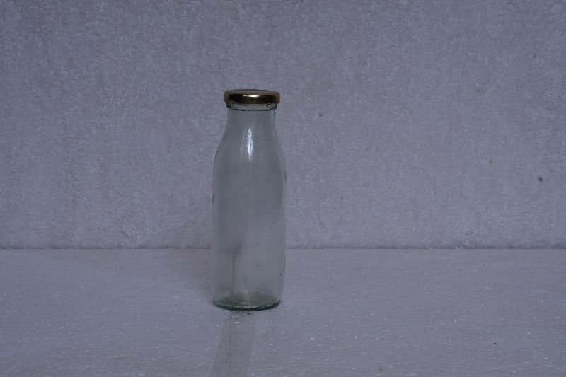 300ml Glass Round Milk Bottle