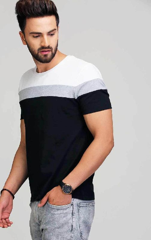 Mens Half Sleeve T shirts, Occasion : Casual Wear