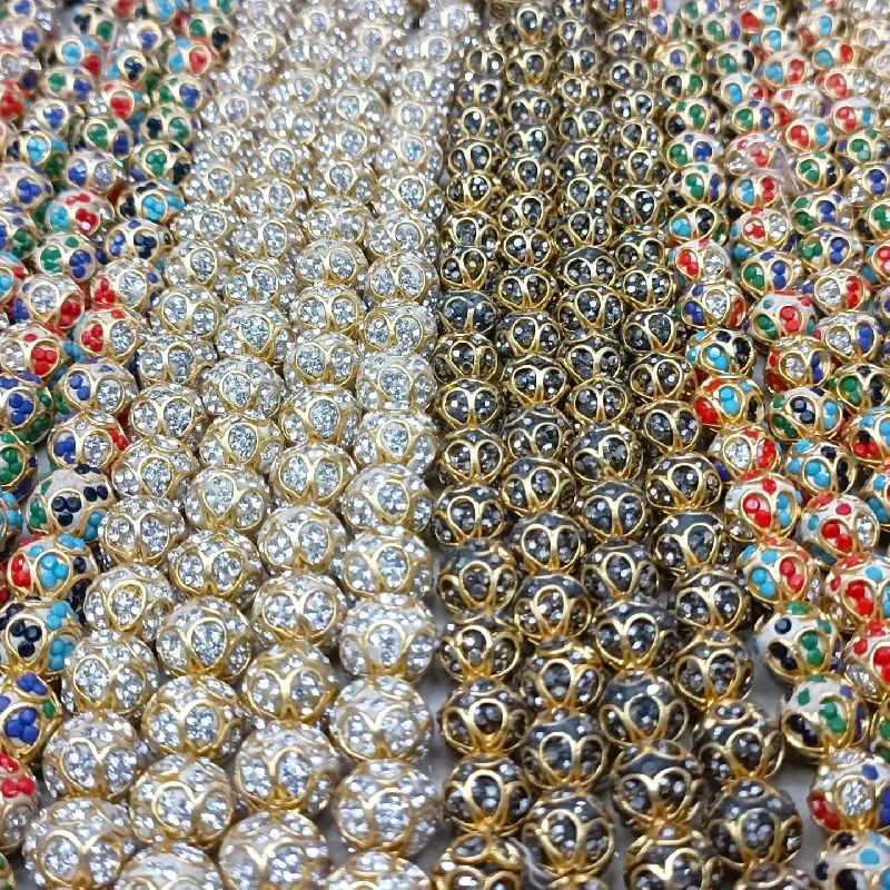 Round Diamond Beads, for Industrial, Size : 10mm, 12mm