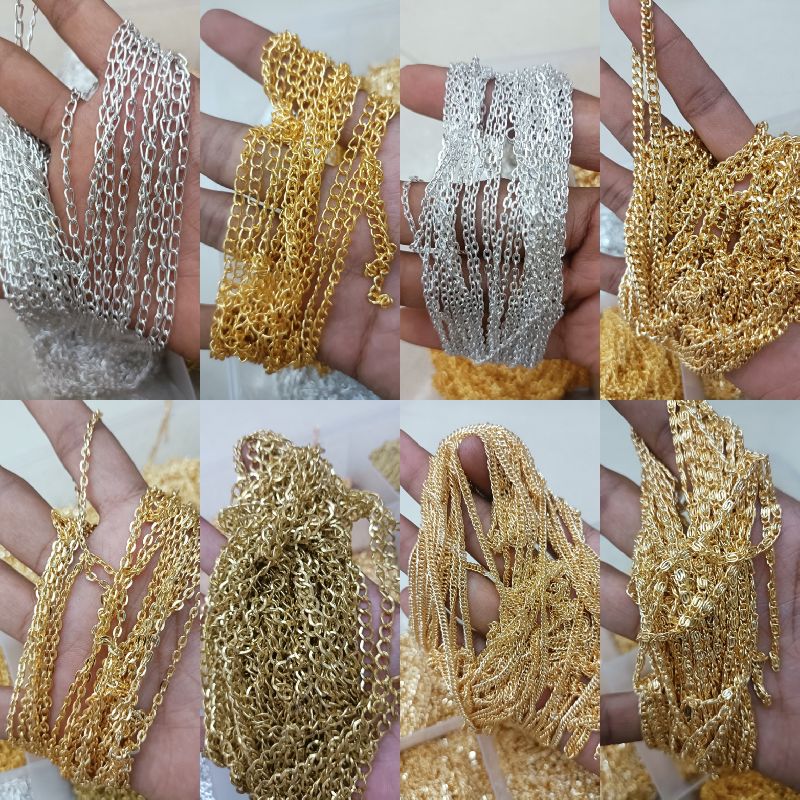 Jewellery Making Chains, Specialities : Shiny Look, Good Quality, Fine Finishing