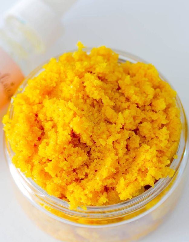 Turmeric Face Scrub, for Personal, Form : Paste