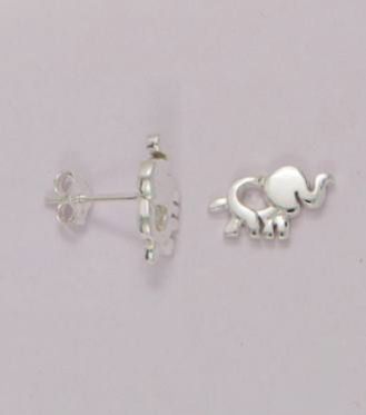 925 Sterling Silver Animal Design Stud Earrings