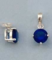 925 Sterling Silver CZ Pendant