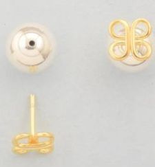 925 Sterling Silver Dior Stud Earrings