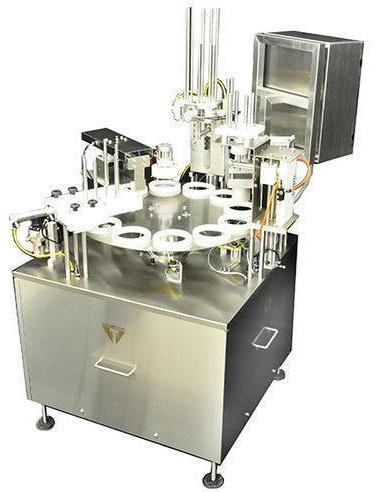 Stainless Steel Electric Cup Filling Machine, Capacity : 40-60 Cups/Minute