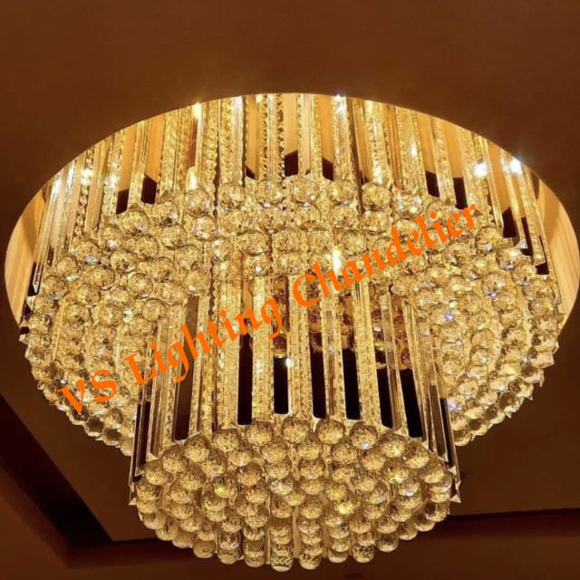 Glass decorative chandelier