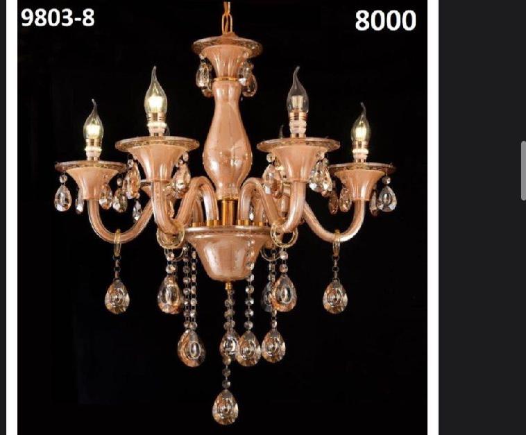 Asthamangal Handicraft Glass Hanging chandelier, for Decoration, Festival, Hotels, Home, Style Type : Traditional