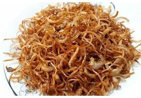 Natural Dehydrated Fried Onion, for Cooking, Packaging Type : Plastic Packets