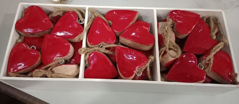 Decorative heart shaped wall hanging, for Decoration, Packaging Type : Carton Box