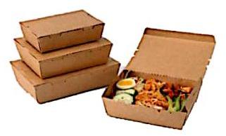 Plain 250ml Paper Food Box, Shape : Rectangular
