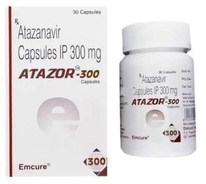 Atazor 300mg Capsules, Packaging Type : Box