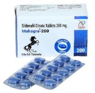 Mahagra 200mg Tablets, Composition : Sidenafil Citrate