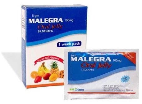 Malegra Oral Jelly, Packaging Size : 7 Sachet