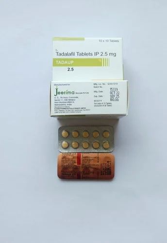Tadaup 2.5mg Tablets, Packaging Type : Box