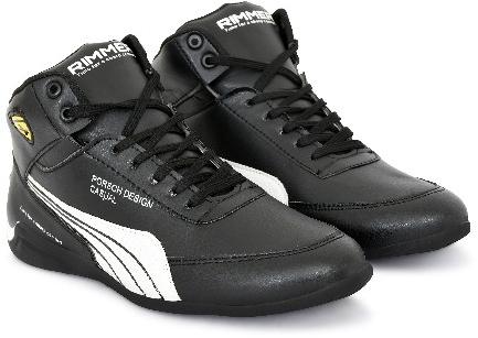 Canvas Mens Black Sports Shoes, Style : Modern