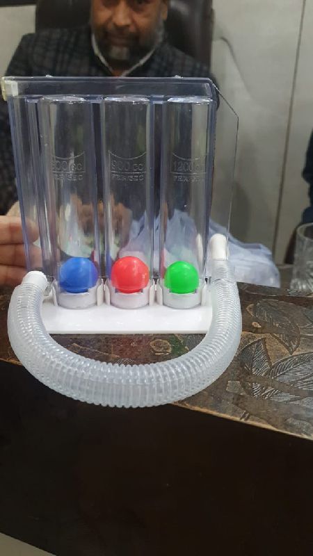 Cool Plus Plastic Non Three Ball Spirometer, for Diagnose Asthma Use, Operating Temperature : 10-50D/C