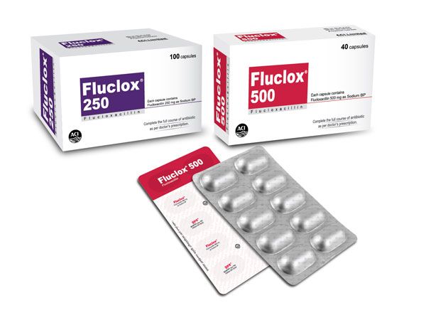 250 Mg Flucin Flucloxacillin Capsules