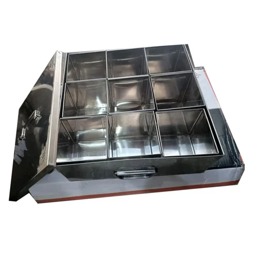 Stainless Steel Spice Box, INR 300 / Kilogram by Akash Hotelware from