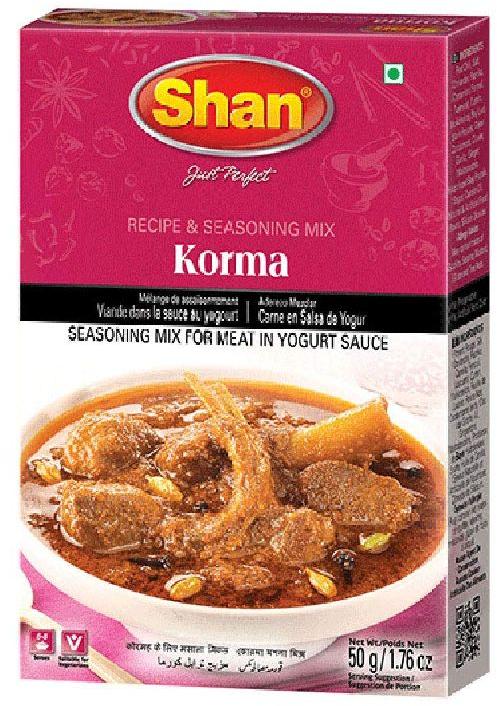 Shan Korma Masala, for Cooking Use, Certification : FSSAI Certified