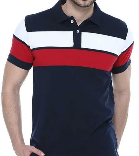 Half Sleeve Mens Polo T-Shirts, for Anti-Wrinkle, Anti-Shrink, Gender : Male