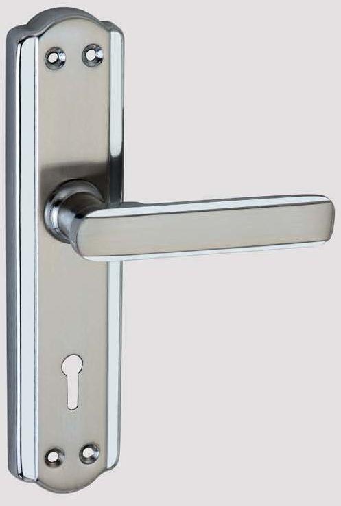 DFI 01 Iron Mortise Handle, for Doors, Color : Silver