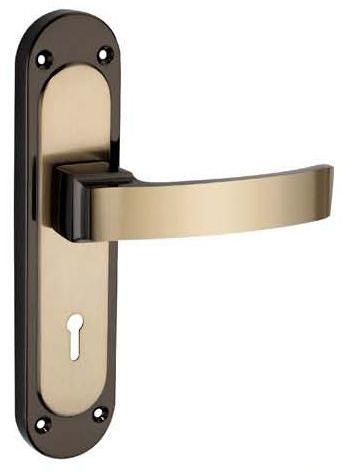 DFI 603 Iron Mortise Handle, for Doors, Color : Brown, Golden