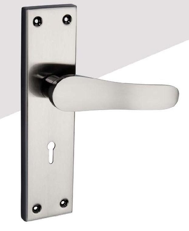 DFI 604 Iron Mortise Handle, for Doors, Color : Silver