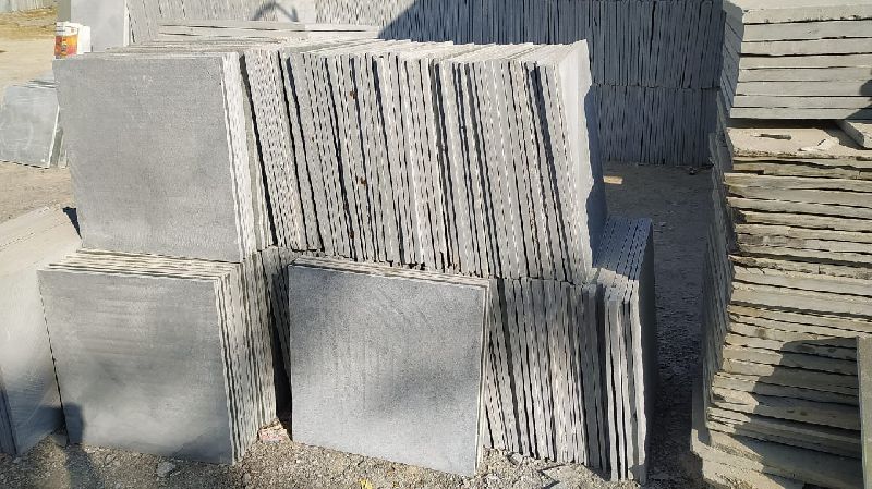 Square Polished kota lime stones, for House, Kitchen, Steps, platform, Pattern : Plain