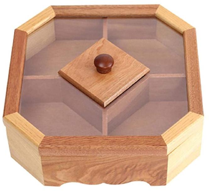 Polished wooden dry fruit box, Feature : Good Quality Stylish