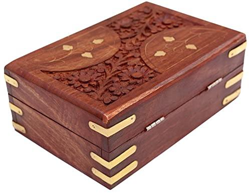 Square Polished Wooden Jewellery Box, for Keeping Jewelry, Feature : Perfect Shape