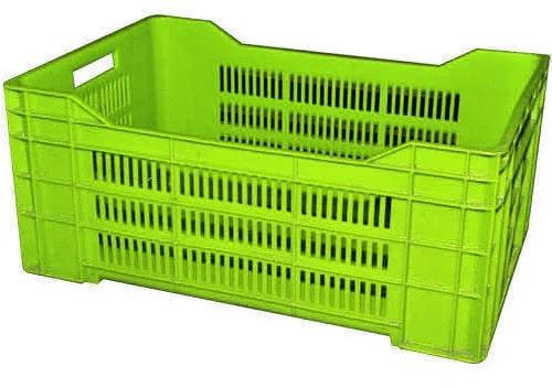 Rectangular Fruit & Vegetable Plastic Crate, for Storage, Capacity : 20 Kg