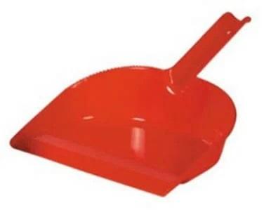 Red Plastic Dust Pan