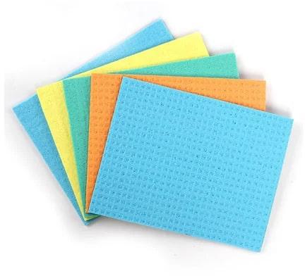 Geenova Rectangle Polyester Sponge Cloth, for Kitchen Cleaning, Size : 177 x 4 x 230 cm