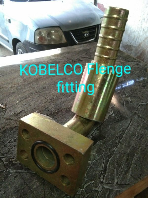 Polished Metal Kobelco Flange Fitting, for Automobile, Feature : Premium Quality