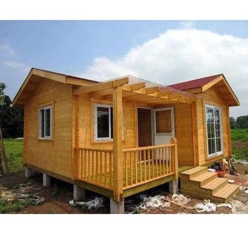 Prefabricated Hut Shape Wooden House