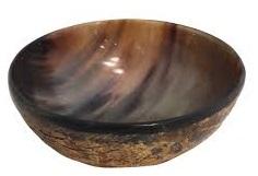 Polished Plain Natural Horn Bowl, Size : Standard