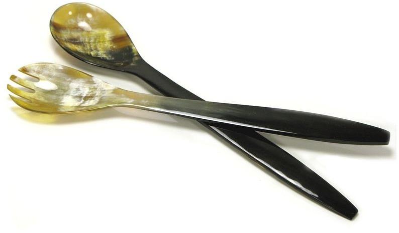 Polished Natural Horn Spoons, for Home, Restaurant, Pattern : Plain
