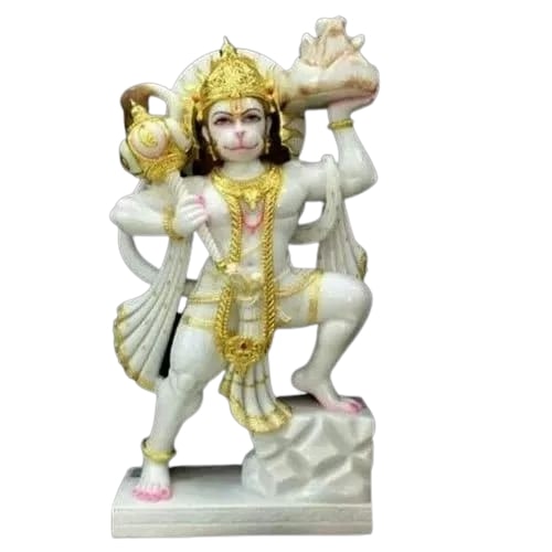 Marble Veer Hanuman Statue