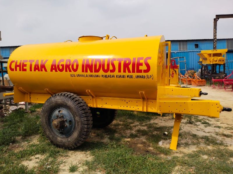 Tubed Fuel Tractor Water Tanker, Color : Yellow