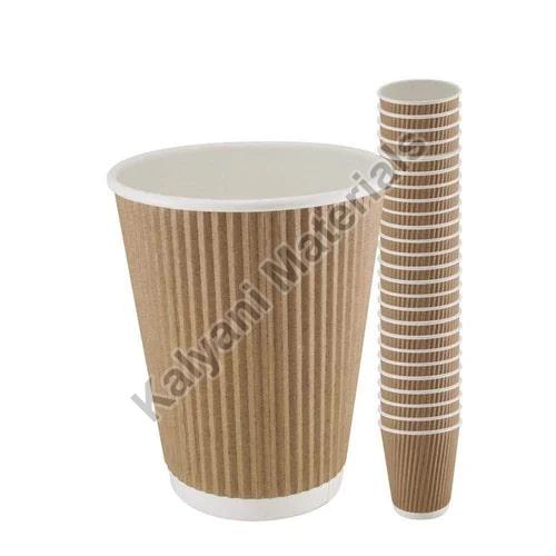 Ripple paper cups, Feature : Biodegradable, Disposable