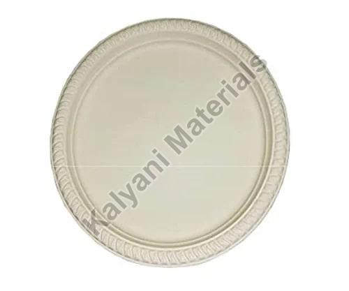 Plain Round Corn Starch Plates For Serving Food
