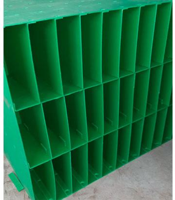 Rectangular Green PP Honeycomb Cass, for Industrial