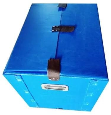 Rectangle Polypropylene PP Velcro Foldable Box, for Packaging, Pattern : Plain