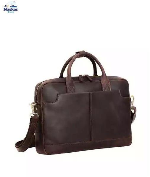 Dark Brown Leather Laptop Bags, Size : Multisize
