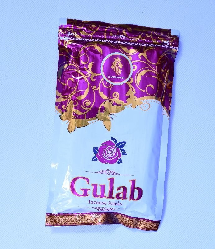 Gulab Incense Sticks, for Home, Office, Temples, Color : Black, Red